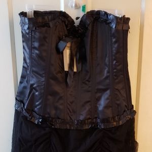Vintage Goth Corset Dress
